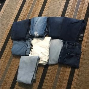 Hollister, AE, and old navy jeans